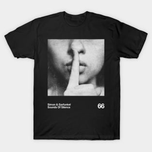 Sound of Silence || Classic 80s BW T-Shirt